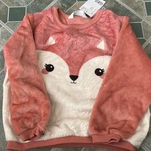 Girls 🏷️H& M cute fox Sweatshirt